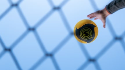 Nicht alle sind von Spikeball begeistert.