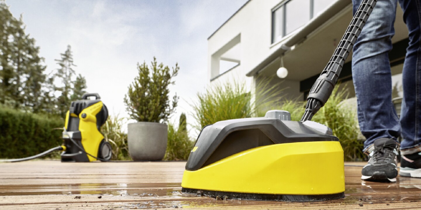 This way, all surfaces can be cleaned with the optimum pressure.