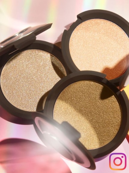 Et pour ses highlighters. Source : @beccacosmetics