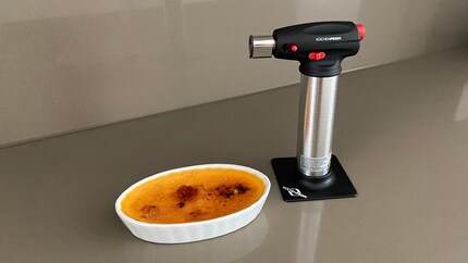 Der Flambierer hat die Feuerprobe bestanden.