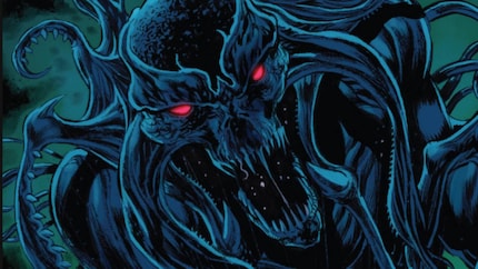 Dans les comics les plus récents, la représentation de Chthon a définitivement un côté H.P. Lovecraft.