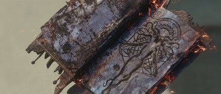 Il y a des pages du Darkhold qui ont été copiées dans le livre de Cagliostro de « Docteur Strange ».
