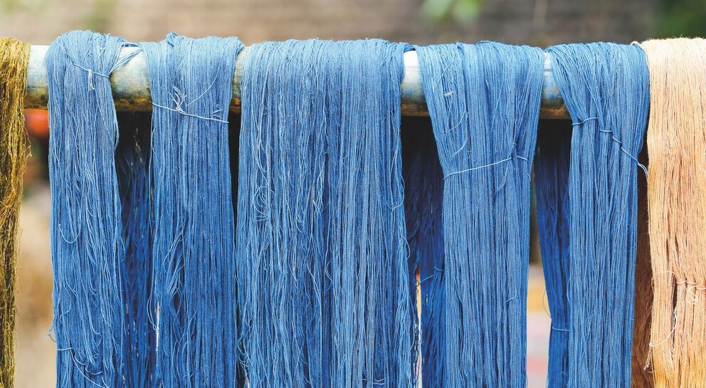 Filato di cotone tinto. Immagine: Sedo Engineering SA