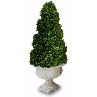 Loberon Deko-Baum Humbria grün/creme (75 cm)