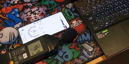 Test mit Lüfterrauschen des Flow X13