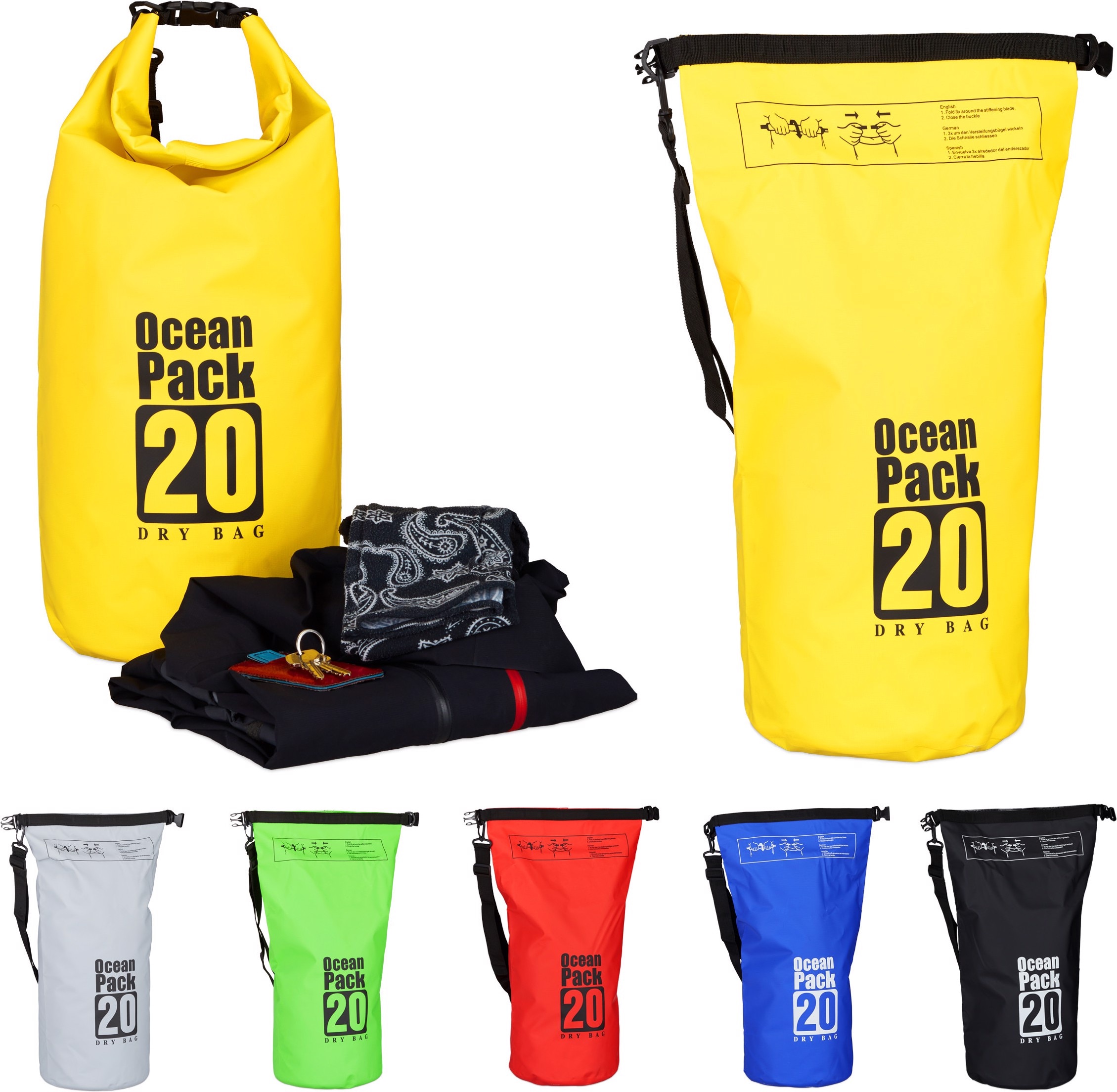 Relaxdays 20 L Waterproof Dry Bag buy at Galaxus