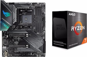 STRIX X570-F + Ryzen 7 5800X (AM4, AMD X570, ATX)