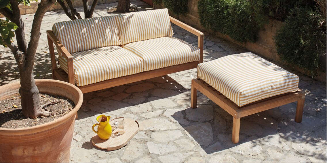 Three alternatives to chunky garden lounges