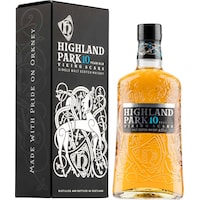 Highland Park Viking Scars, 10 anni, whisky scozzese di malto singolo con custodia (70 cl, Whisky scozzese, Single Malt)
