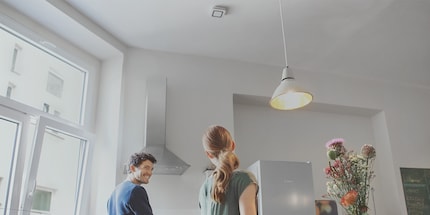 Le Twinguard de Bosch est à la fois un détecteur de fumée et un appareil de mesure de la qualité de l’air. Source : bosch-smarthome.com