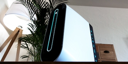 Die RGB-Elemente der Front und der Alienware-Schriftzug lassen sich getrennt konfigurieren.