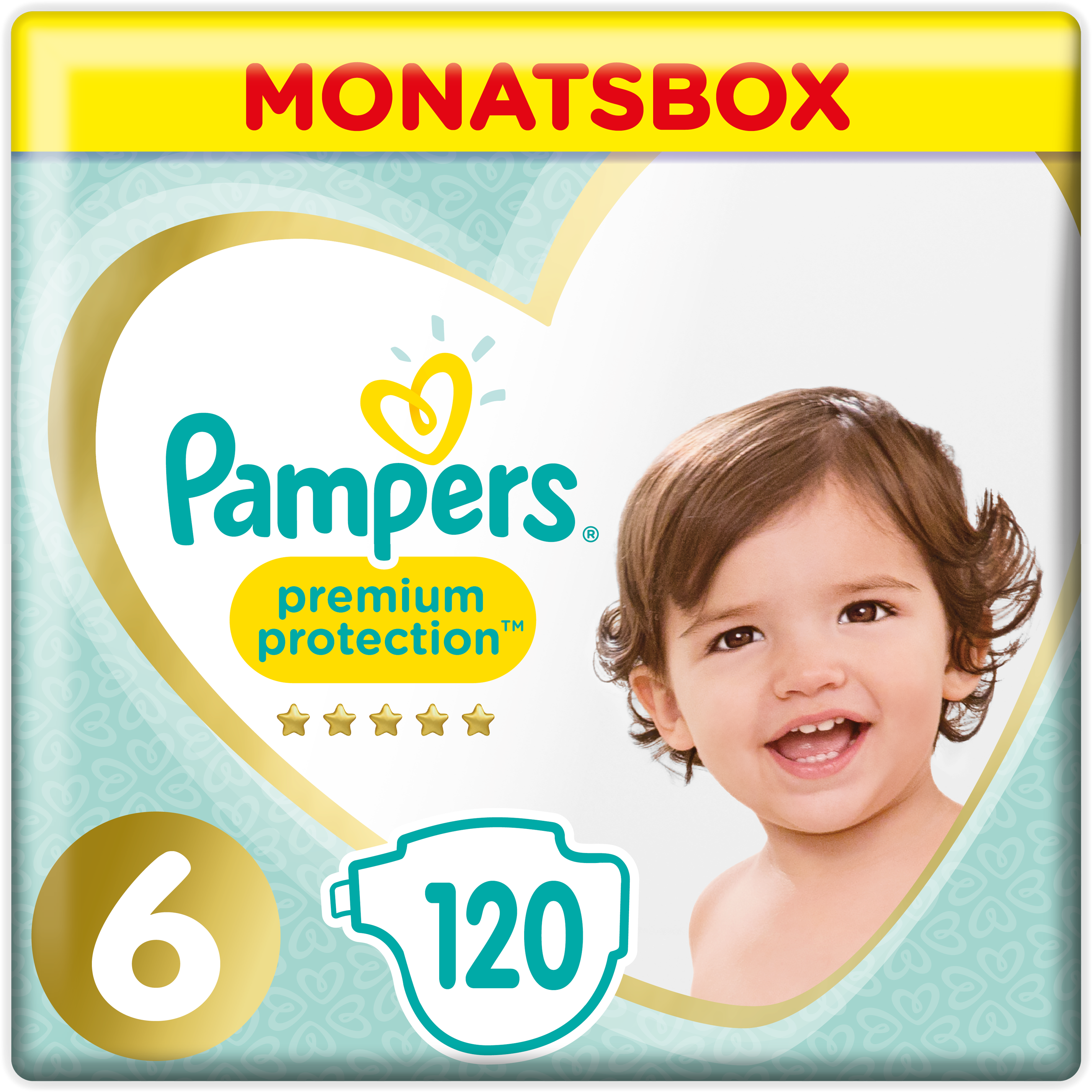 864 St Pampers Pure Protection Monatspack: 180 St Feuchttücher Windeln Gr.3 