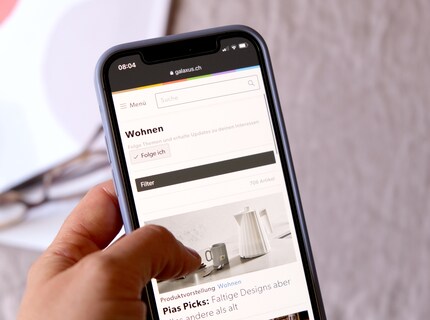 Damals noch gut versteckt, ist das Feature «Thema folgen» neu sichtbarer.
