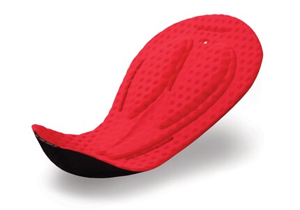 La peau de chamois du cuissard à bretelles GV500 Reiver pour hommes signée Endura.