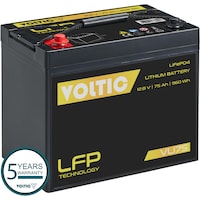 Voltic VLI75 LiFePO4 Lithium Versorgungsbatterie (75 Ah)