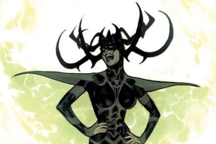 Dans le film « Thor : Ragnarok » Hela ressemble beaucoup à sa version des comics. Sauf que dans les comics, elle n'est pas la fille d'Odin.