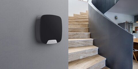 Die Innensirene ist nur minim leiser als ihr Outdoor-Pendant. Bildquelle: ajax.systems