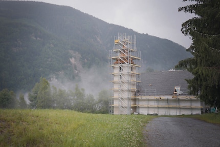 Die Kirche Sontga Gada in Disentis ist das aktuelle Projekt von Patrick.