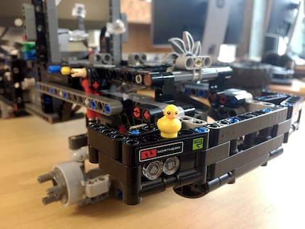 Keine Ahnung, warum hier eine Ente im Set enthalten ist, doch mir gefällts.