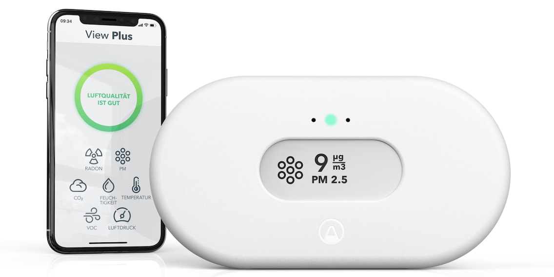 Airthings View Plus : un moniteur connecté pour la qualité de l'air