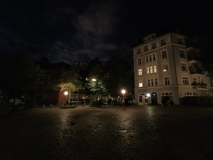 OnePlus Nord 2, grand-angle, mode Nuit