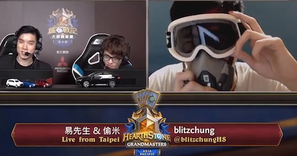 Blitzchung am Hearthstone Grandmasters. Bild: Blizzard