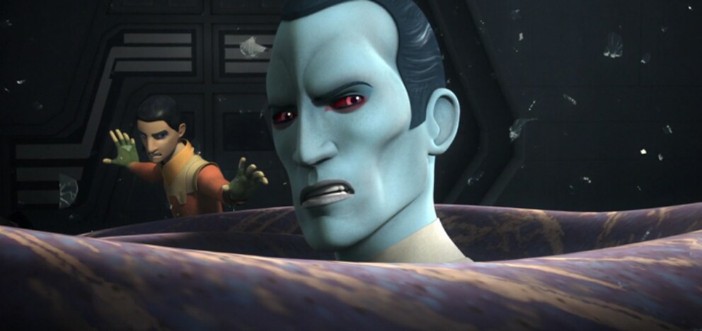Ezra Bridger und Grand Admiral Thrawn