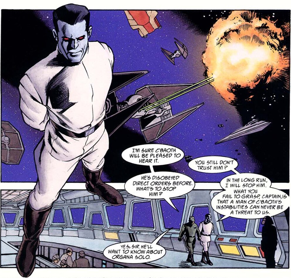 Für Fans ist klar: Hätte Thrawn, und nicht der Imperator das Sagen gehabt, wäre die Rebellenallianz chancenlos gewesen.