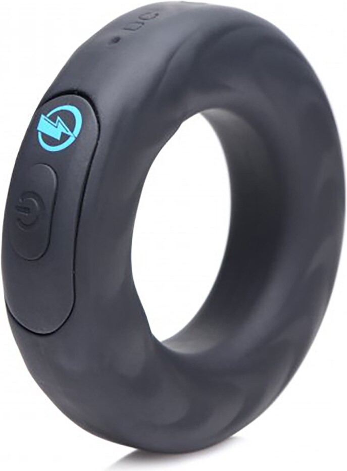 Zeus Electrosex 5X E-Stim Pro Silicone Vibrating Cock Ring + Remote Galaxus