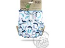 Cloth diaper, one size, dolphins