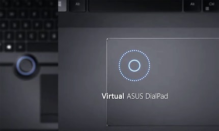 Il existe un DialPad virtuel pour les notebooks Vivobook Pro X.