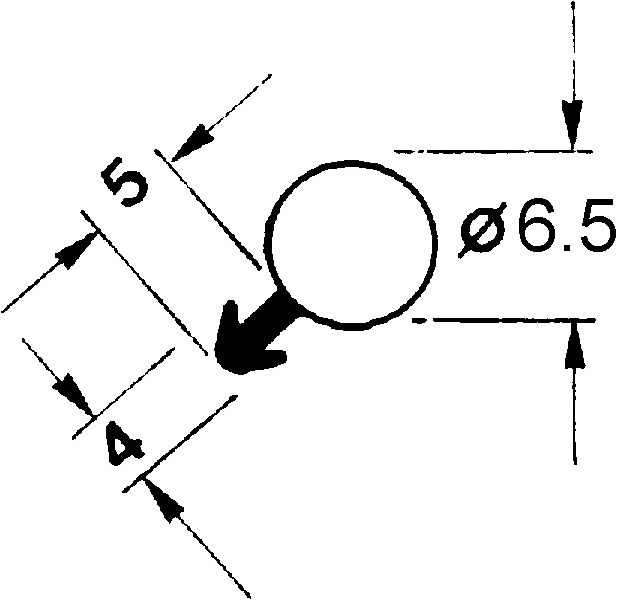 Sipro Dichtungsprofile 641-1 Ankernut kaufen