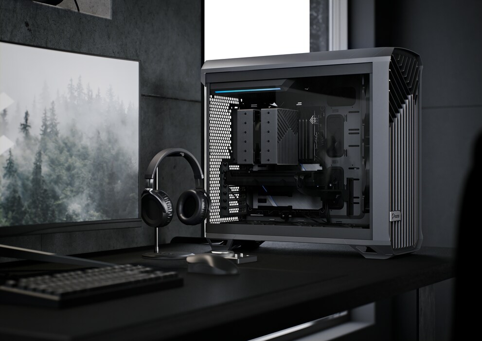 Le Torrent de Fractal Design en action : haute fonctionnalité et look élégant.