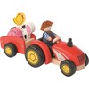 Spielba Traktor mit Anhänger+Bauer