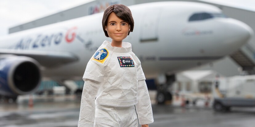 Samantha Cristoforetti is taking her Barbie to space