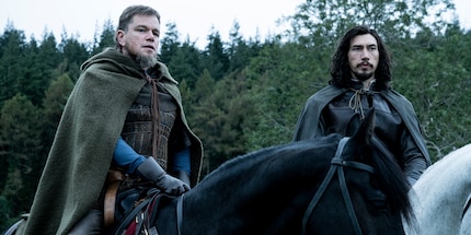 Matt Damon en Jean de Carrouges et Adam Driver en Jacques Le Gris