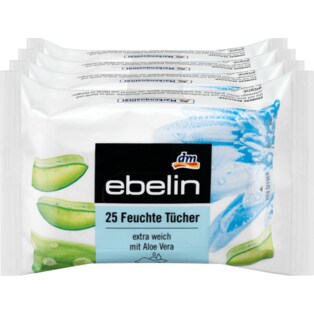 ebelin moist wipes 4x25pcs (100 Piece)