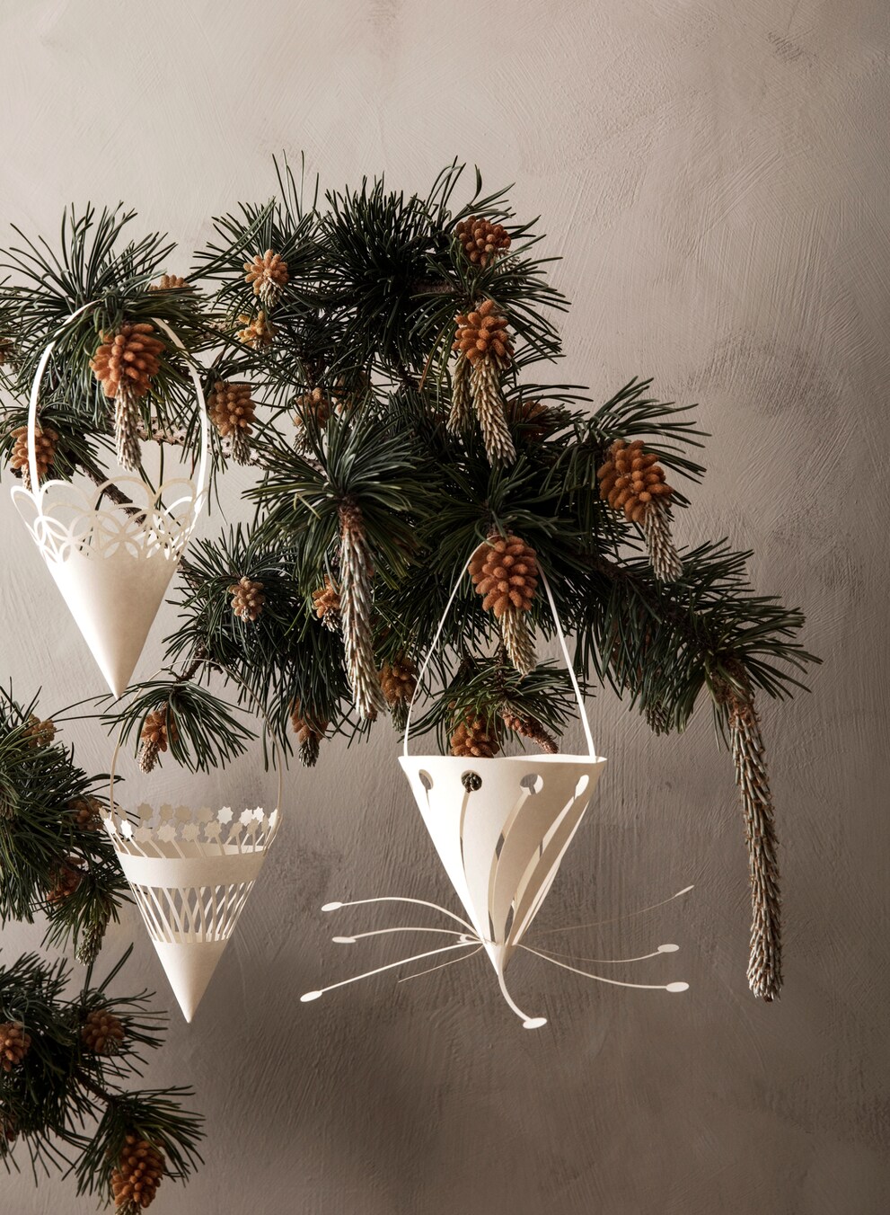 Intricate paper decorations are suitable for every season. Image: Ferm Living