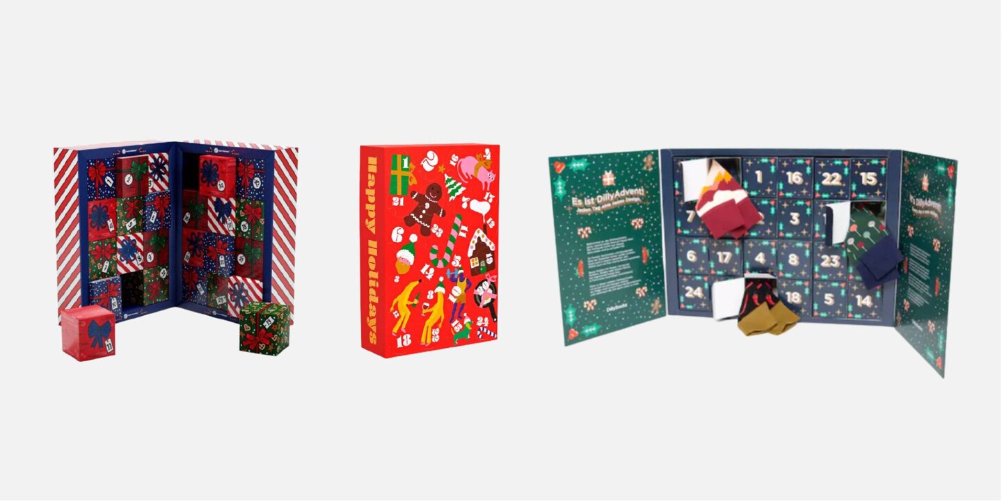 Die Socken-Adventskalender sind da
