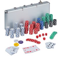 Relaxdays Valigetta poker