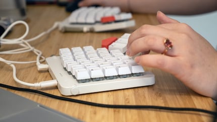 A split keyboard is worth its weight in gold when you’re on the move.