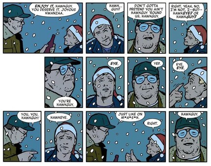 Im Comic grilliert Grills gerne. In der Serie ist Grills… Feuerwehrmann. Feuer. Jep, jetzt check ich’s!