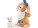 Hand puppet bunny with baby