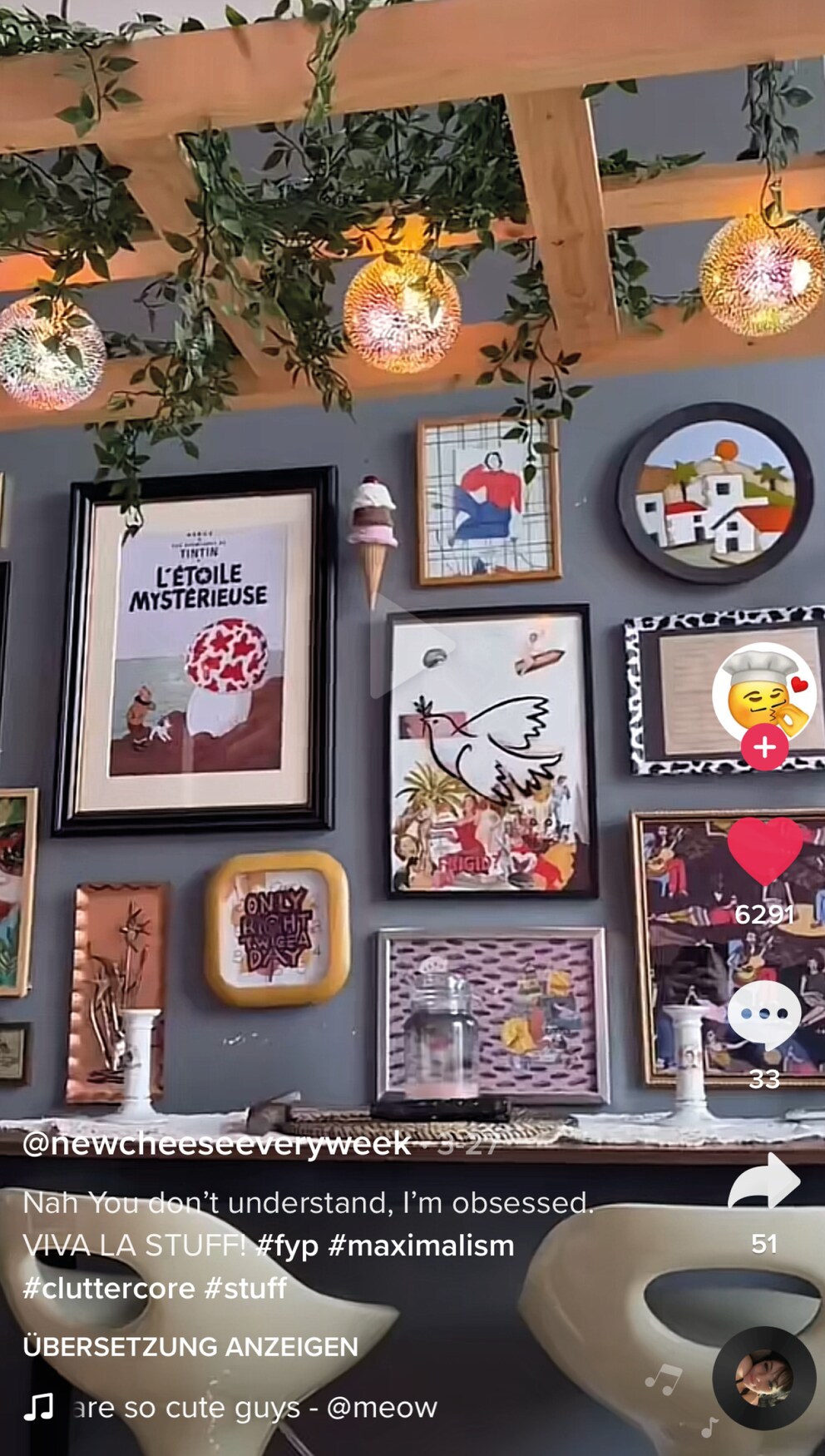 Nutze jeden freien Fleck an der Wand. Bild: Newcheeseeveryweek