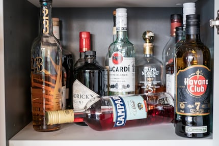 Das sind die Spirituosen, die ich für Drinks brauche. (Stand November 21)