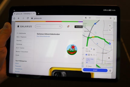 Im Multi-Window-Modus kannst du in zwei Apps gleichzeitig arbeiten.