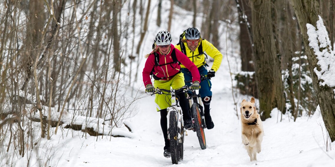 Neige, boue, feuilles mortes ou pluie – ces pneus vous offrent une bonne adhérence sur tous les sols