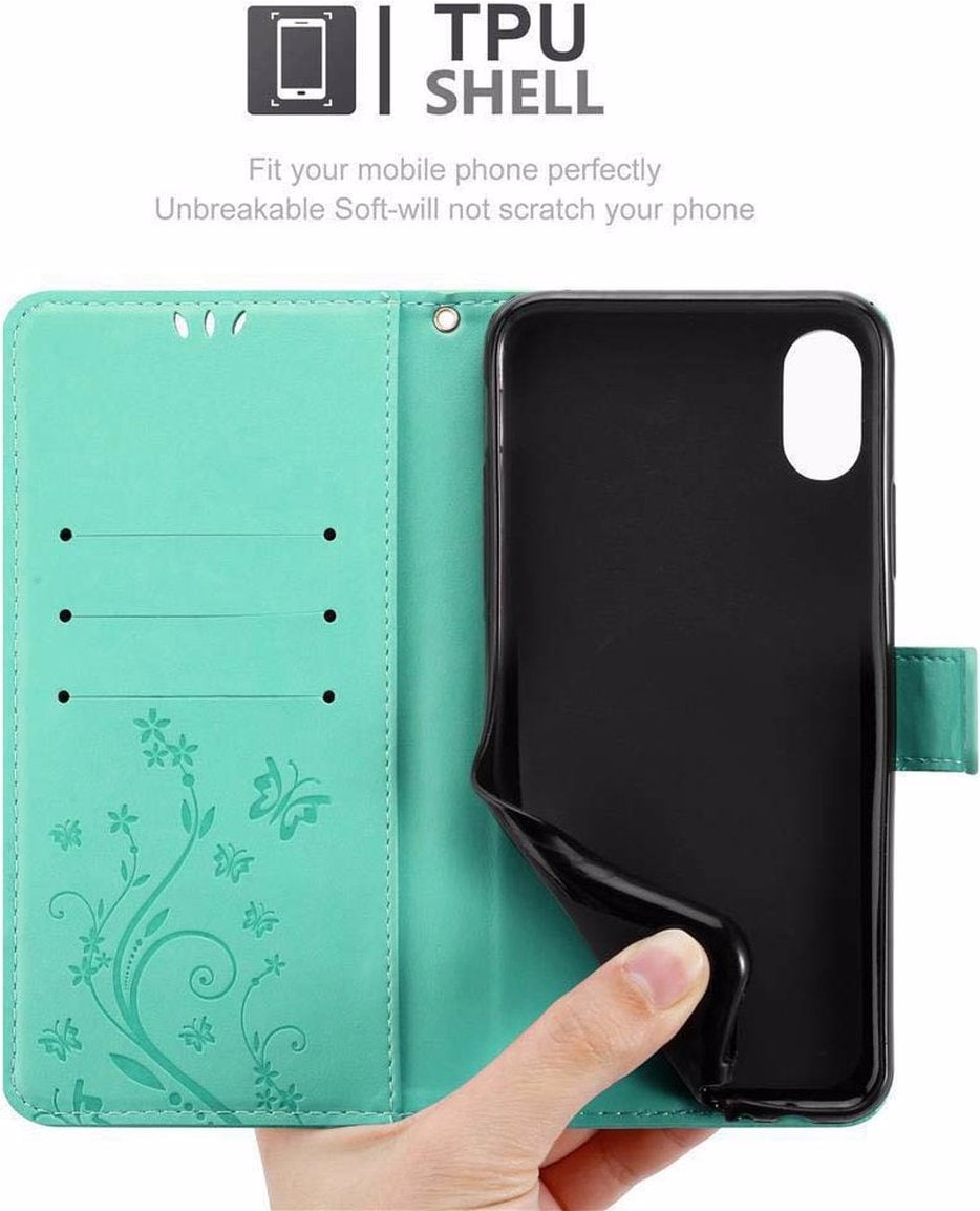 Cadorabo Flower Book Cover (iPhone XR) kaufen