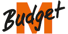 Logo of the M-Budget brand