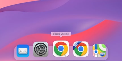 L'icône Chrome sous macOS